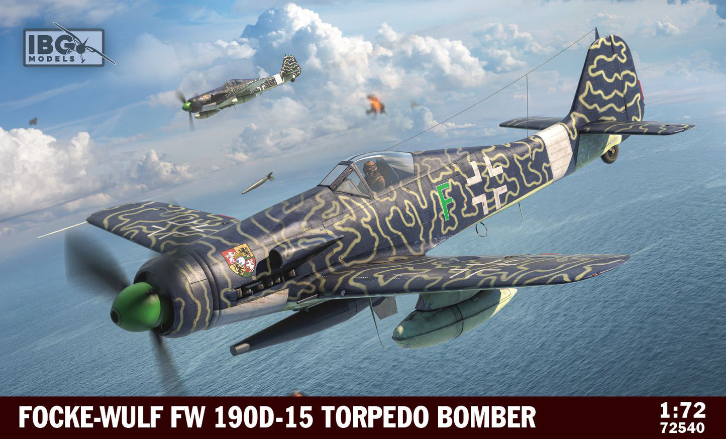 IBG Models 72540 1:72 Focke-Wulf Fw190 D-15 Torpedo Bomber