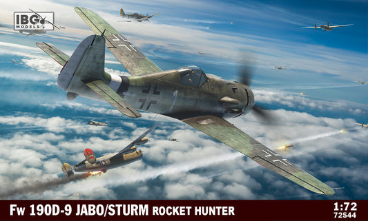 IBG Models 72544 1:72 Focke-Wulf Fw-190D-9 JABO/STURM rocket hunter