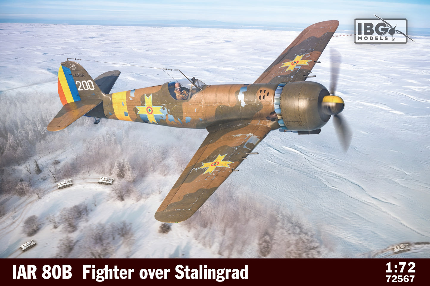 IBG Models 72567 1:72 IAR.80B Romanian Fighter Over Stalingrad