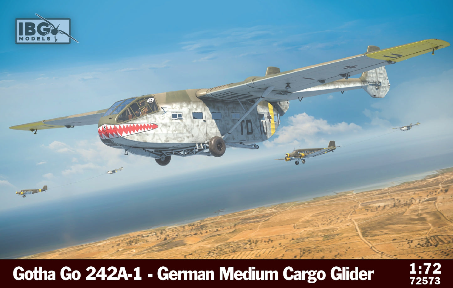 IBG Models 72573 1:72 Gotha Go-242A-1 - German Medium Cargo Glider