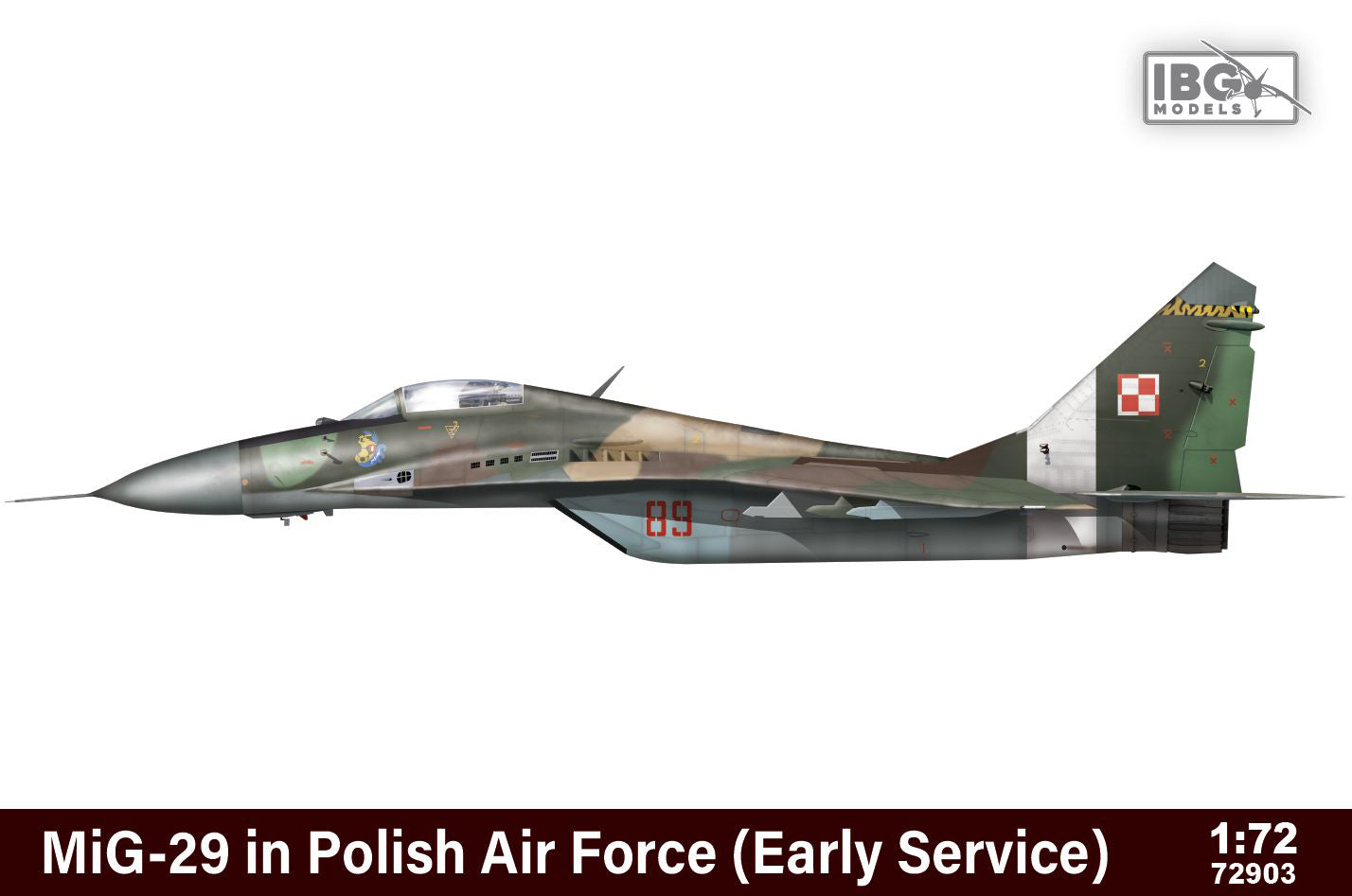 IBG Models 72903 1:72 Mikoyan MiG-29 in Polish Air Force (Early Service)