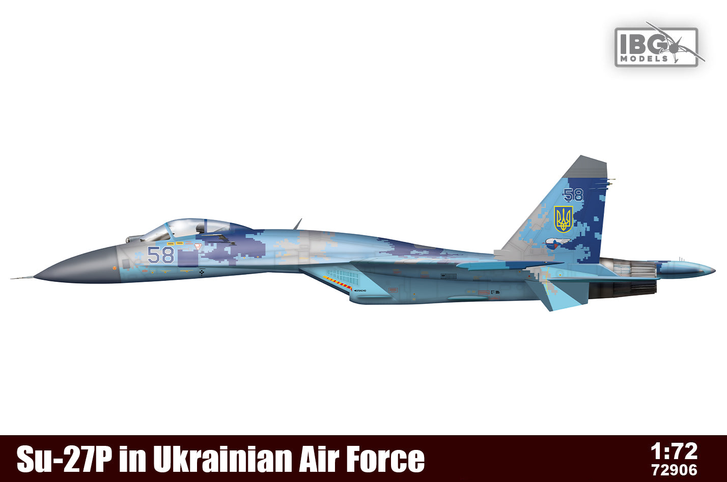 IBG Models 72906 1:72 Sukhoi Su-27P in Ukrainian Air Force