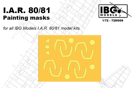 IBG Models 72M009 1:72 I.A.R. 80/81C Painting Masks