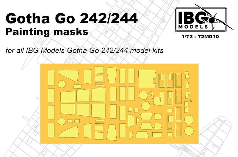 IBG Models 72M010 1:72 Gotha Go-242A-1/Go-244 Painting Masks