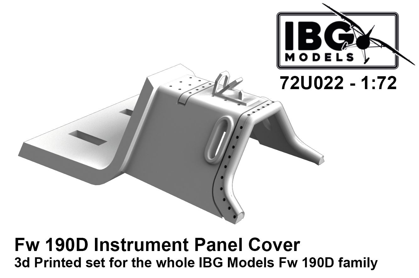 IBG Models 72U022 1:72 Focke-Wulf Fw-190D Instrument Panel Cover