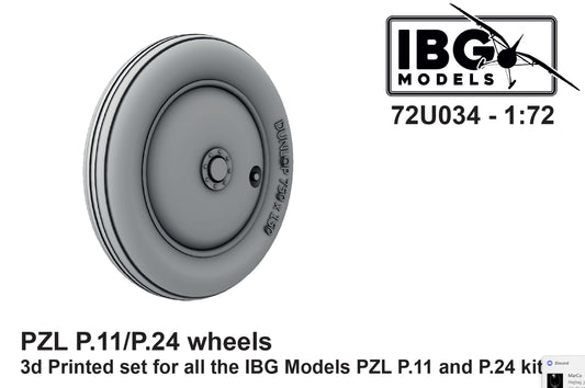 IBG Models 72U034 1:72 PZL P.11/P.24 Wheels