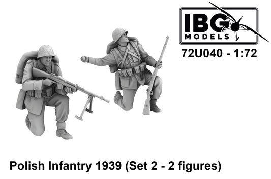 IBG Models 72U040 1:72 3D Printed Polish Infantry 1939 Set 2