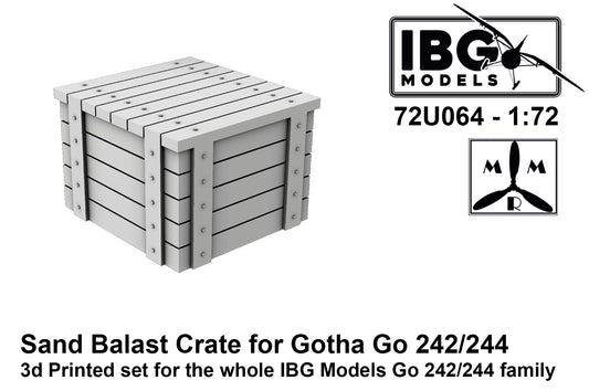 IBG Models 72U064 1:72 Gotha Go-242A-1/Go-244B-1 Sand Ballast Crate