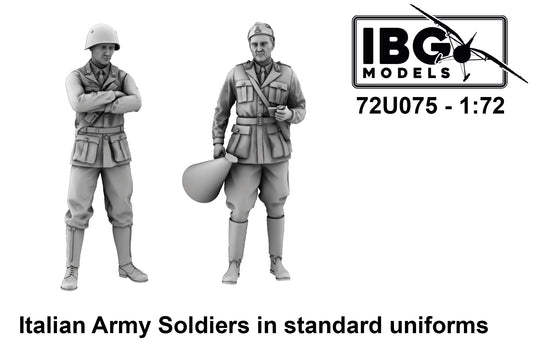 IBG Models 72U075 1:72 Italian Army Soldiers in Standard Uniforms
