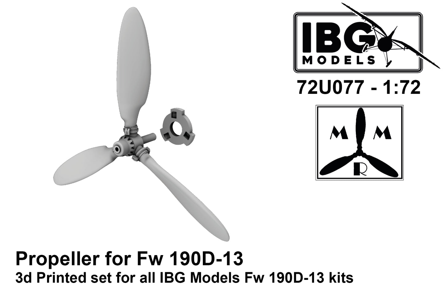 IBG Models 72U077 1:72 Propeller for Focke-Wulf Fw-190D-13