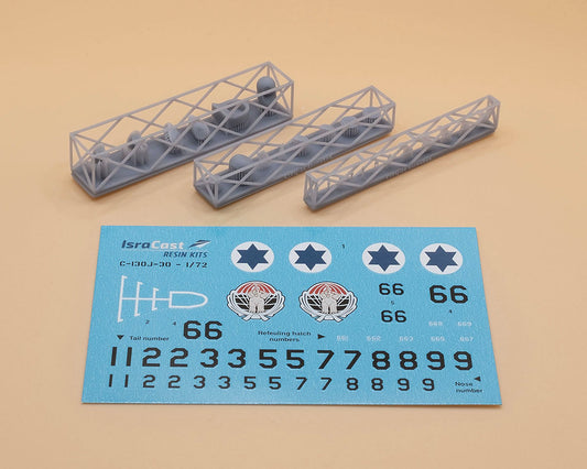 IsraDecal Studio IC-72020 1:72 IAF 'Shimshon' Conversion For C-130J-30 Zvezda kit