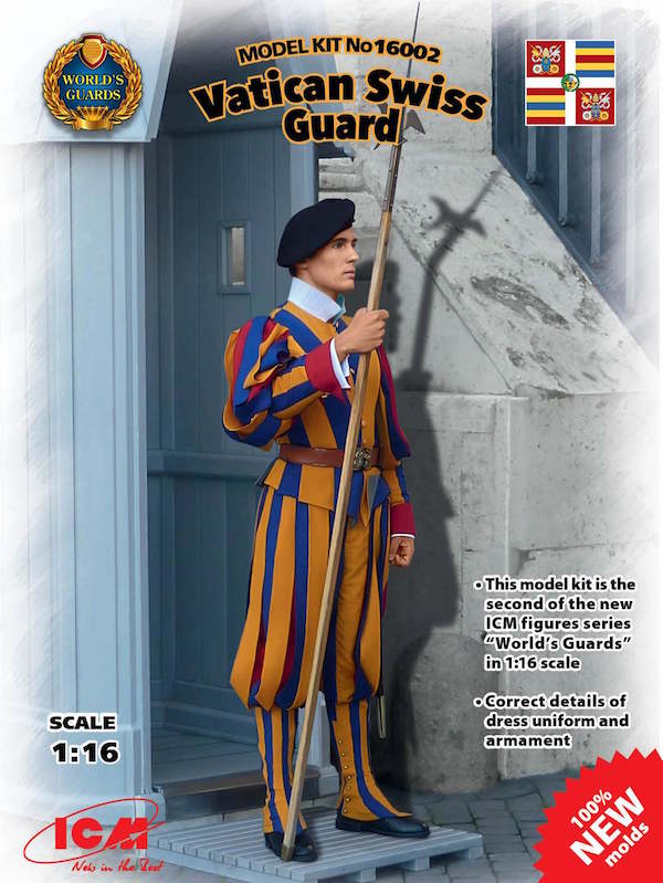 ICM 16002 1:16 Vatican Swiss Guard