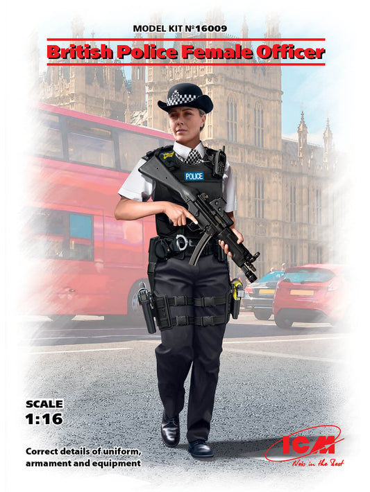 ICM 16009 1:16 British Police Female Officer