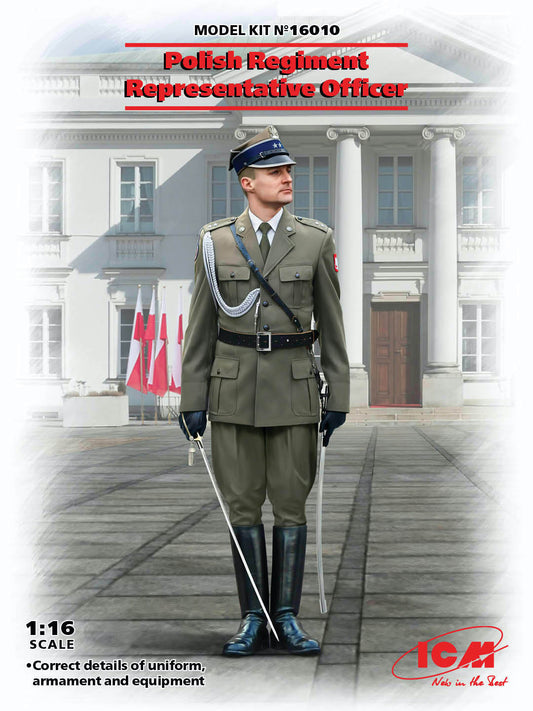 ICM 16010 1:16 Polish Regiment Representative Officer