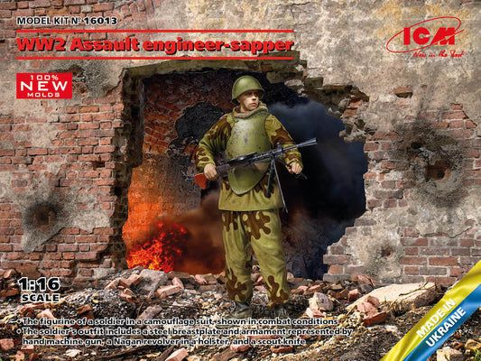 ICM 16013 1:16 WWII Soviet Assault Engineer-Sapper