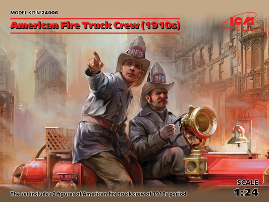 ICM 24006 1:24 American Fire Truck Crew (1910s)