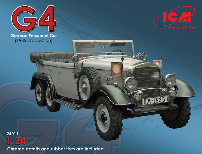 ICM 24011 1:24 Benz G4 1935 Production German Personnel Car