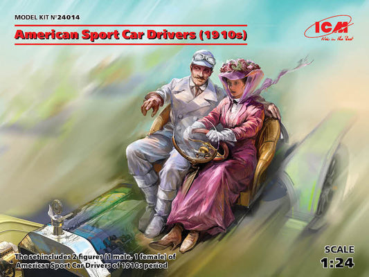 ICM 24014 1:24 American Sport Car Drivers (1910s)