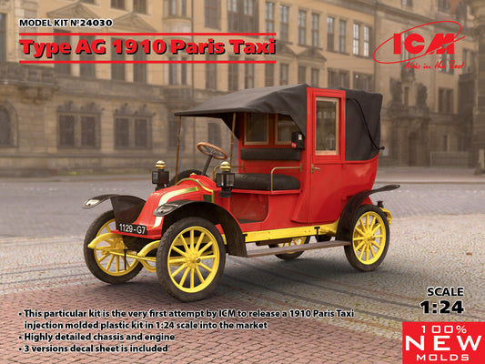 ICM 24030 1:24 Renault Type AG 1910 Paris Taxi de la Marne