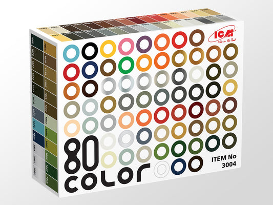 ICM 3004 - 80 Colours Paint Set