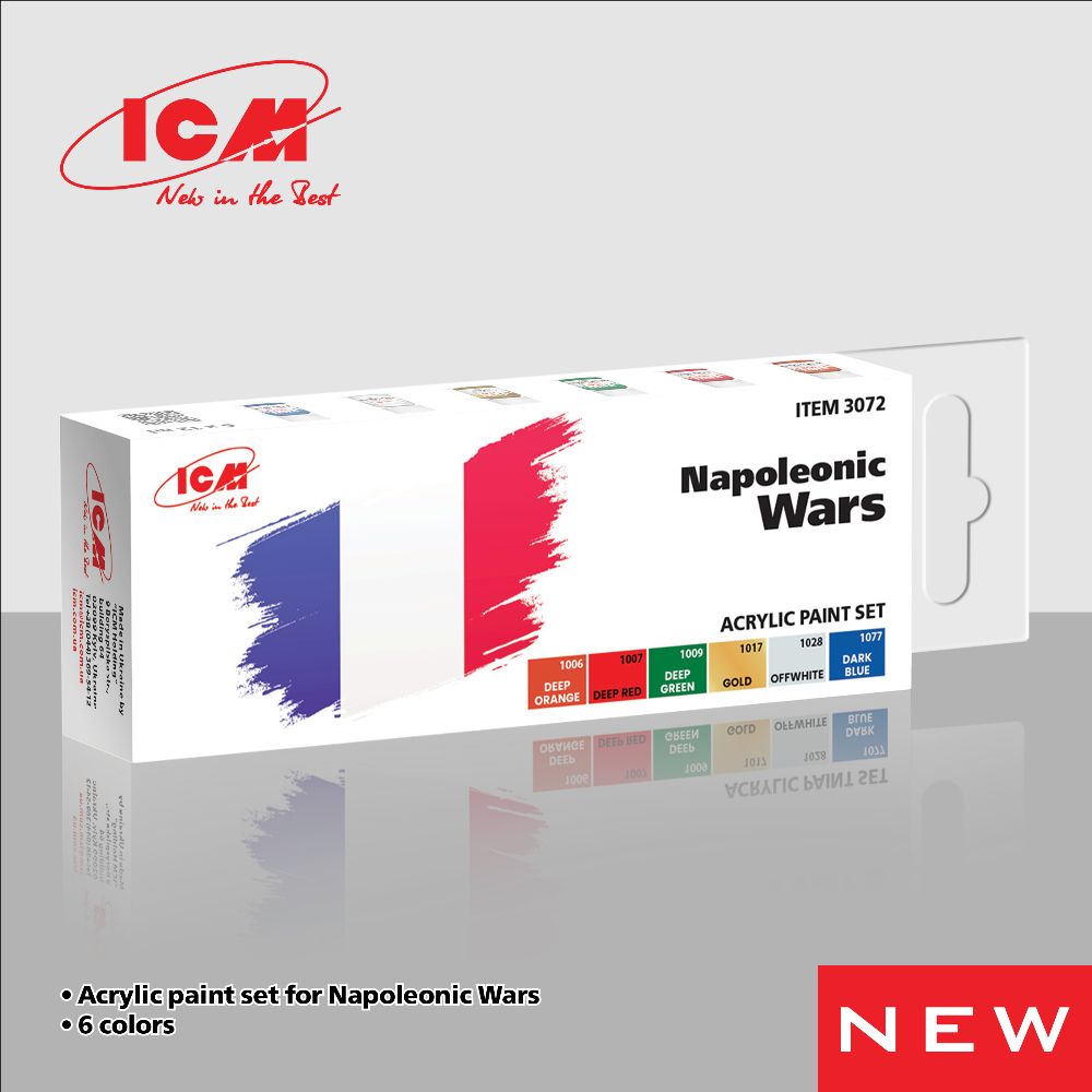 ICM 3072 Napoleonic Wars acrylic paint set