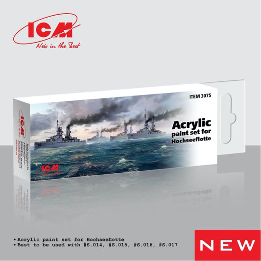 ICM 3075 - Kaiser's Steel Fist Acrylic Paint Set