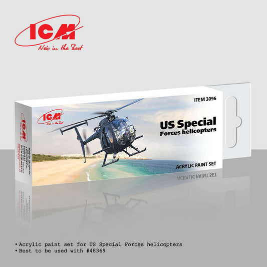 ICM 3096  US Special Forces helicopters Acrylic paint set