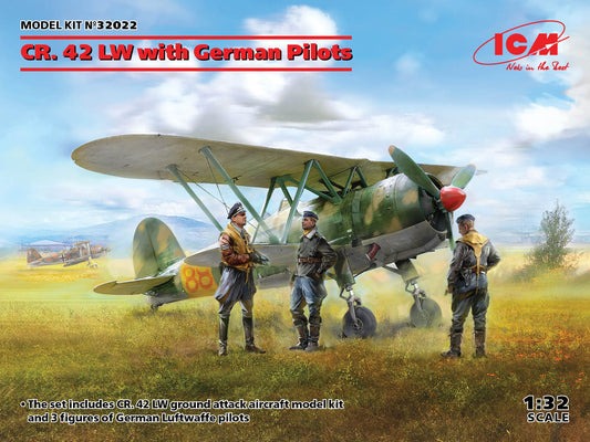 ICM 32022 1:32 Fiat CR.42 LW with German Pilots