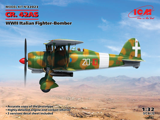 ICM 32023 1:32 Fiat CR.42AS WWII Italian Fighter-Bomber