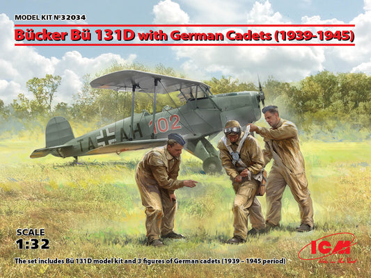 ICM 32034 1:32 Bucker Bu-131D with German Cadets (1939-1945)