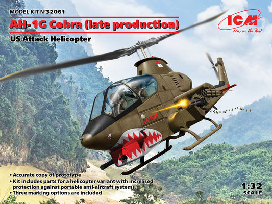 ICM 32061 1:32 Bell AH-1G Cobra (Late Production) US Attack Helicopter