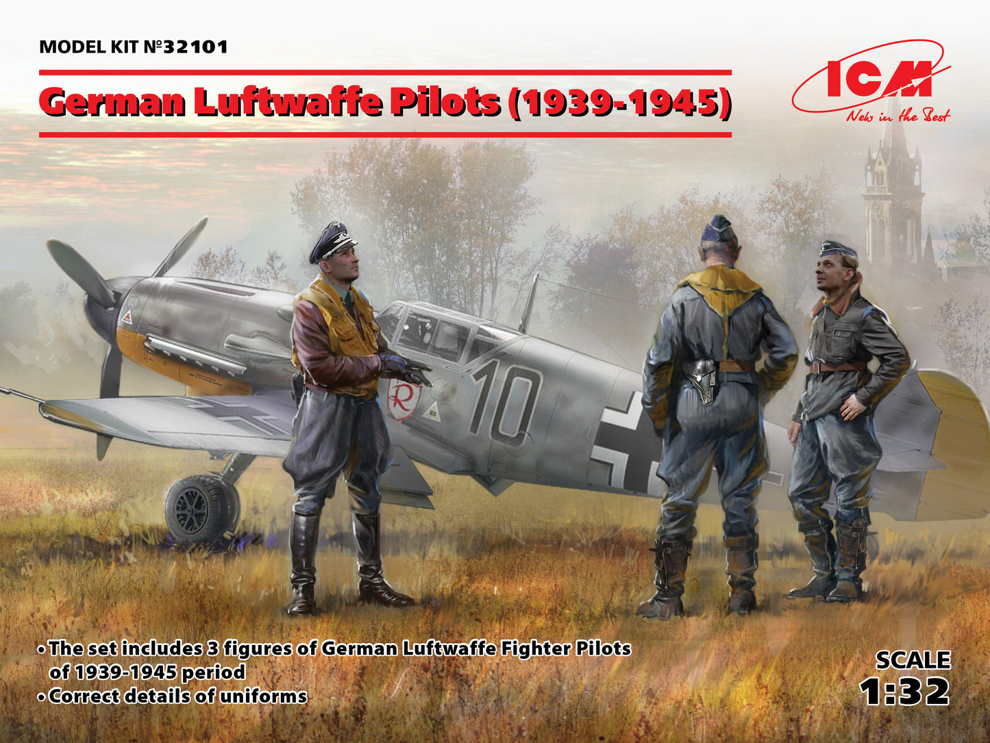 ICM 32101 1:32 Luftwaffe Pilots (1939-1945)