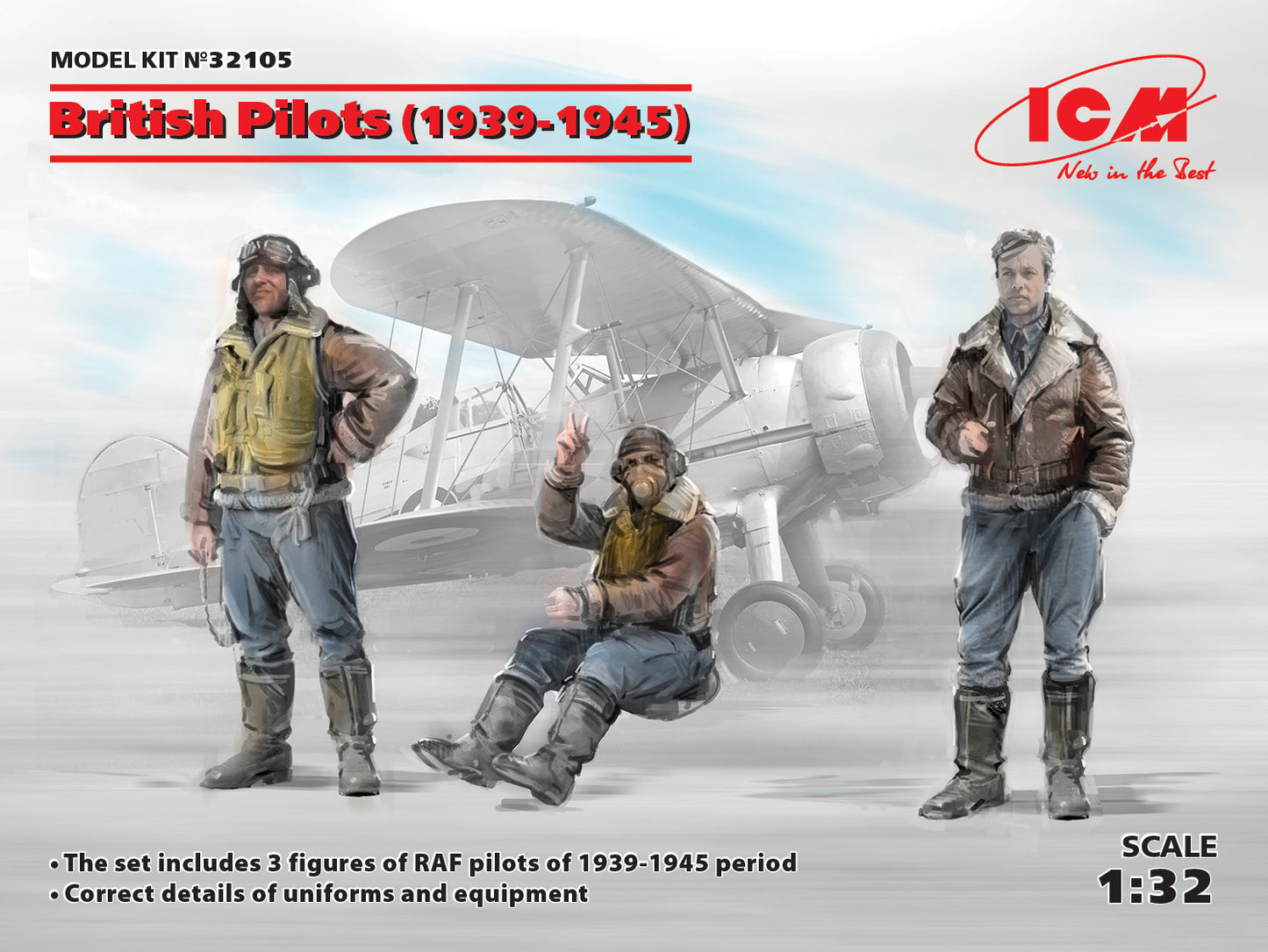 ICM 32105 1:32 British Pilots (1939-1945)