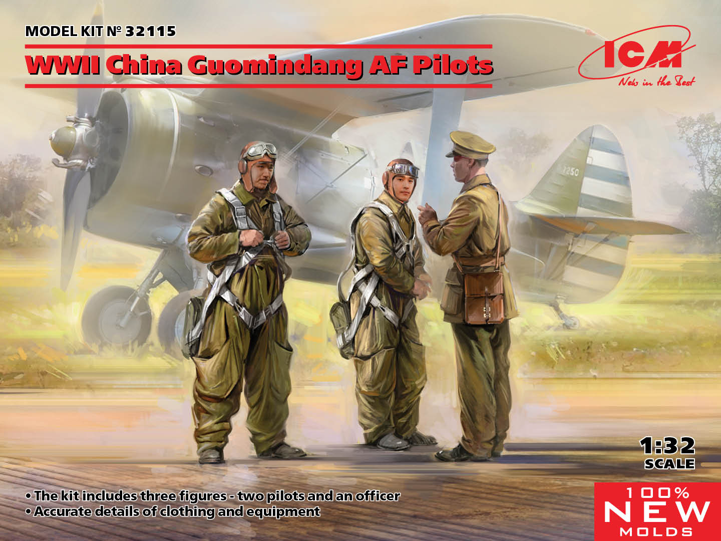 ICM 32115 1:32 WWII China Guomindang AF Pilots