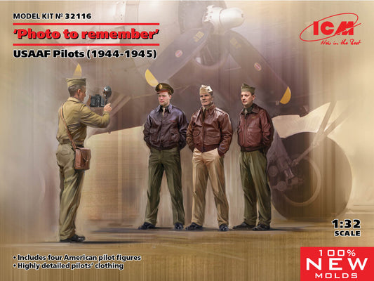 ICM 32116 1:32 USAAF Pilots âPhoto to Rememberâ (1944-1945)