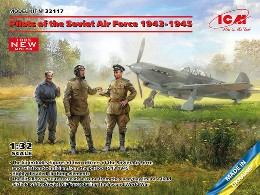 ICM 32117 1:32 Pilots of the Soviet Air Force 1943-1945