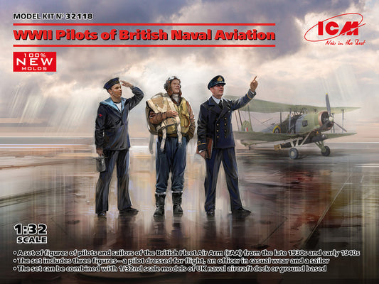 ICM 32118 1:32 WWII Pilots of British Naval Aviation