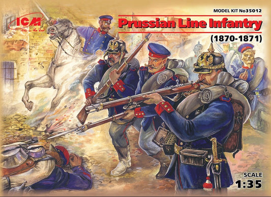 ICM 35012 1:35 Prussian Line Infantry 1870/1971