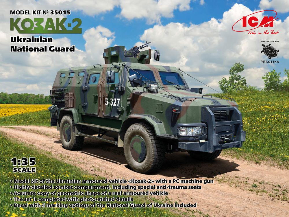 ICM 35015 1:35 Kozak-2 Ukrainian National Guard