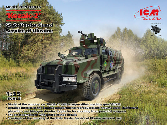 ICM 35016 1:35 Kozak-2 Ukrainian State Border Guard Service of Ukraine