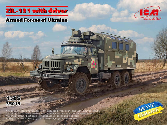 ICM 35019 1:35 ZiL-131 of the Armed Forces of Ukraine with driver