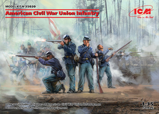 ICM 35020 1:35 Union Infantry American Civil War