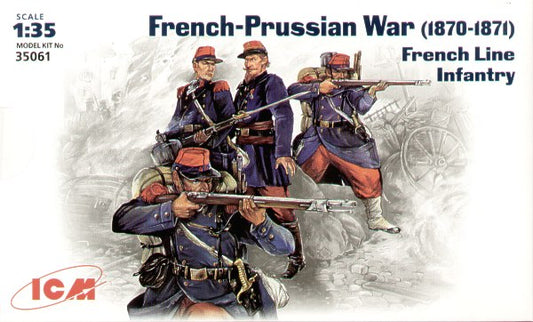 ICM 35061 1:35 French-German War 1870-1871 French Line Infantry