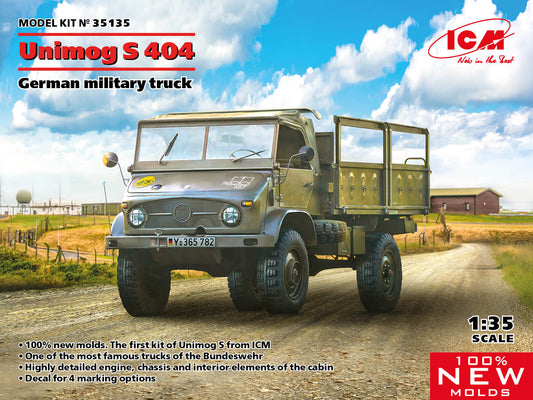 ICM 35135 1:35 Unimog S 404 German Military Truck