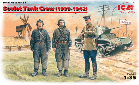 ICM 35181 1:35 Soviet Tank Crew 1939-1942