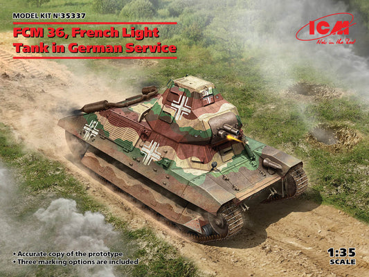 ICM 35337 1:35 FCM 36 French Light Tank in German Service