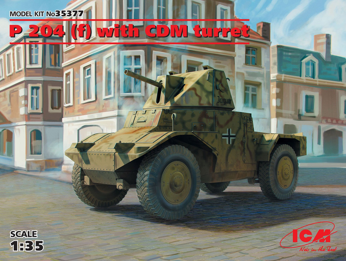 ICM 35377 1:35 Panzerspahwagen P 204 (f) with CDM Turret