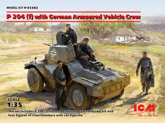 ICM 35382 1:35 Panzerspahwagen P 204 (f) with German Armoured Vehicle Crew