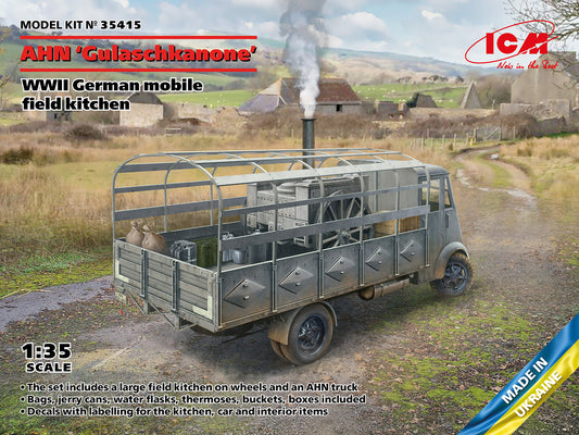 ICM 35415 1:35 AHN 'Gulaschkanone', WWII German mobile field kitchen