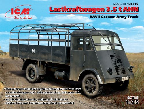 ICM 35416 1:35 Renault Lastkraftwagen 3.5t AHN